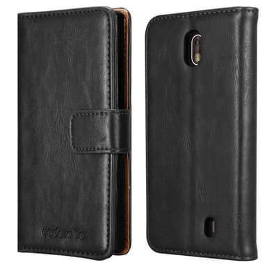 Nokia 1 2018 lommebokdeksel etui (svart)