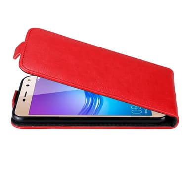 Huawei Y5 2017 / Y6 2017 deksel flip cover (rød)