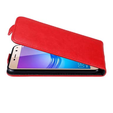 Huawei Y5 2017 / Y6 2017 deksel flip cover (rød)