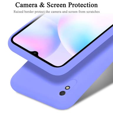 Xiaomi RedMi 9A / RedMi 9AT silikondeksel case (Lilla)