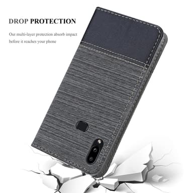 Samsung Galaxy A10s / M01s lommebokdeksel etui (grå)