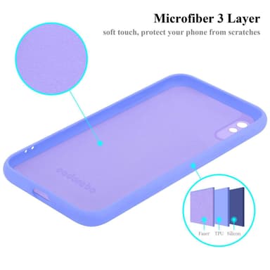 Xiaomi RedMi 9A / RedMi 9AT silikondeksel case (Lilla)