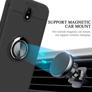 Samsung Galaxy J7 2017 silikondeksel cover (svart)