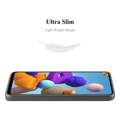 Deksel Samsung Galaxy A21s Case Cover (grå)