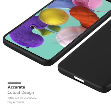 Deksel Samsung Galaxy A71 5G Case Cover (svart)