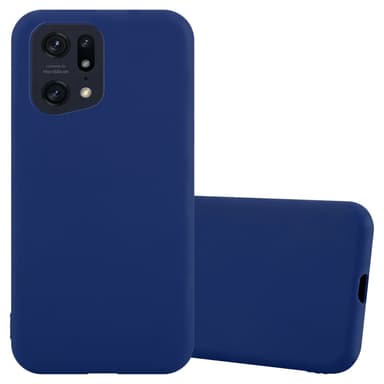 Deksel Oppo FIND X5 PRO Silikon cover (blå)