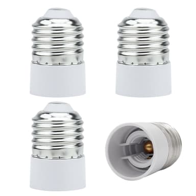 Lampeadapter for omformatering 4x sett (GU10 til E14)