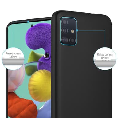 Deksel Samsung Galaxy A71 5G Case Cover (svart)
