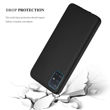 Deksel Samsung Galaxy A71 5G Case Cover (svart)