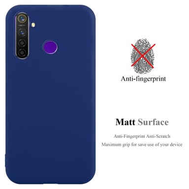 Deksel Realme 5 / 5i / 6i / C3 Silikon cover (blå)