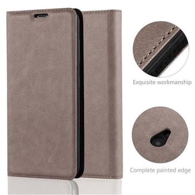 Nokia Lumia 535 lommebokdeksel case (brun)