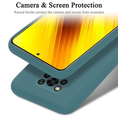 Xiaomi POCO X3 NFC silikondeksel case (Grønn)