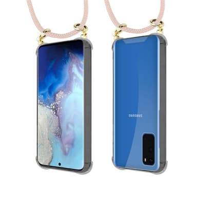 Samsung Galaxy S20 Deksel med Halskjede (rosa)