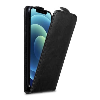 iPhone 12 / 12 PRO deksel flip cover (svart)