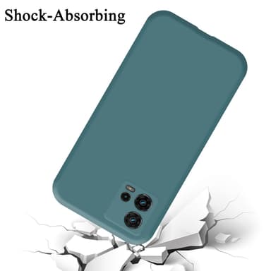 Motorola MOTO G72 silikondeksel case (grønn)