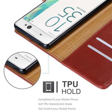 Sony Xperia XA lommebokdeksel etui (rød)