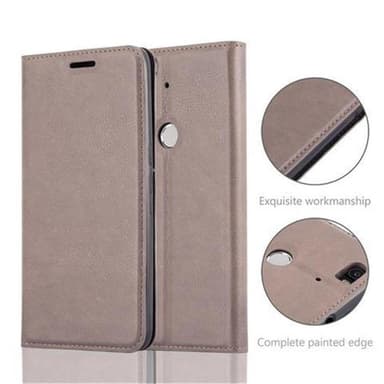 Huawei Google NEXUS 6P lommebokdeksel case (brun)