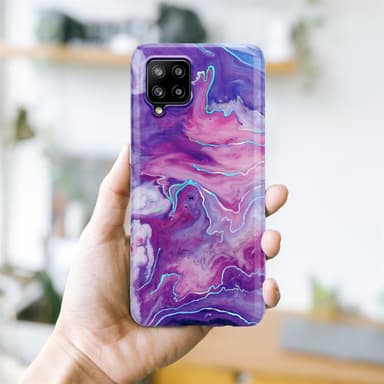 Samsung Galaxy A42 4G lommebokdeksel etui (lilla)