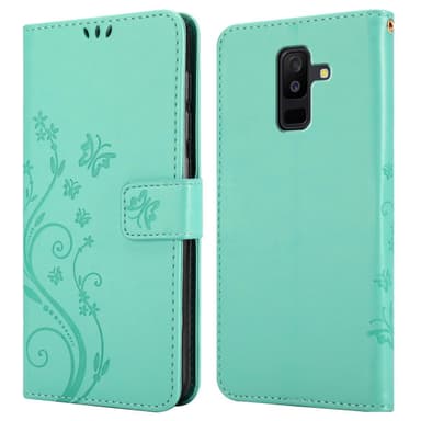 Samsung Galaxy A6 PLUS 2018 lommebokdeksel Blomster