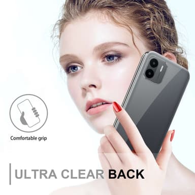 Xiaomi RedMi A1 Deksel 360 Case Cover (Gjennomsiktig)