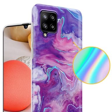 Samsung Galaxy A42 4G lommebokdeksel etui (lilla)
