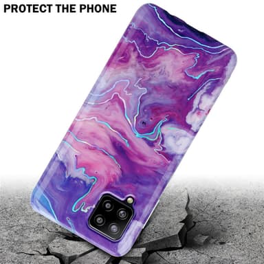 Samsung Galaxy A42 4G lommebokdeksel etui (lilla)