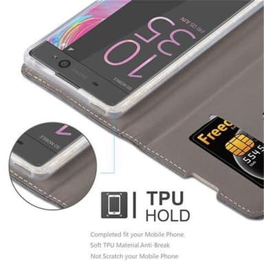 Sony Xperia XA lommebokdeksel etui (grå)