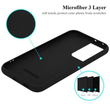 Samsung Galaxy S21 ULTRA silikondeksel case (svart)