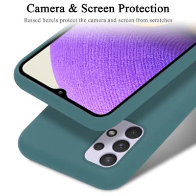 Samsung Galaxy A33 5G silikondeksel case (grønn)