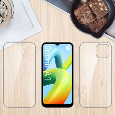 Xiaomi RedMi A1 Deksel 360 Case Cover (Gjennomsiktig)