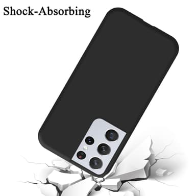 Samsung Galaxy S21 ULTRA silikondeksel case (svart)