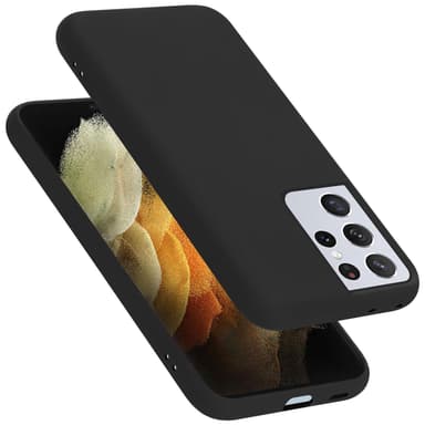 Samsung Galaxy S21 ULTRA silikondeksel case (svart)