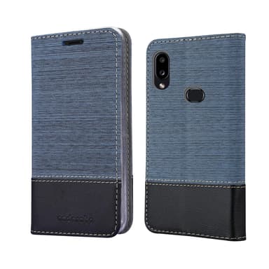 Samsung Galaxy A10s / M01s lommebokdeksel etui (blå)