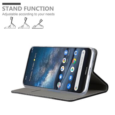 Nokia 8.3 lommebokdeksel etui (grå)