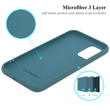 Samsung Galaxy A33 5G silikondeksel case (grønn)