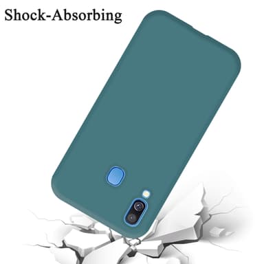 Samsung Galaxy A40 silikondeksel case (grønn)