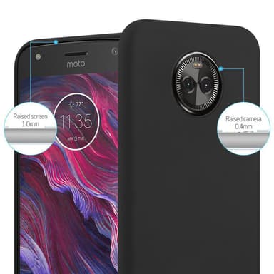 Deksel Motorola MOTO X4 Silikon cover (svart)