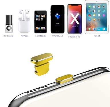 Beskyttelsesdeksel for iPhone Støvtett plugg