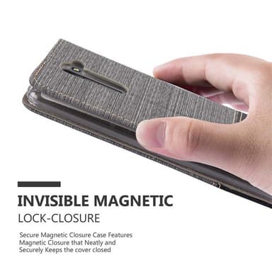 LG STYLUS 2 lommebokdeksel etui (grå)