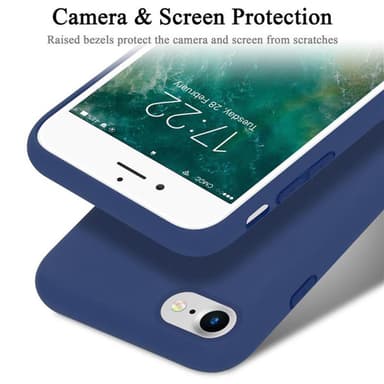 iPhone 7 / 7S / 8 / SE 2020 silikondeksel case (lilla)