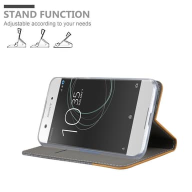 Sony Xperia XA1 lommebokdeksel etui (grå)