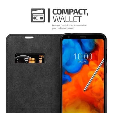 LG Q STYLUS lommebokdeksel case (brun)
