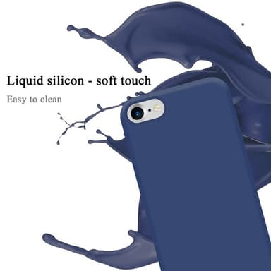 iPhone 7 / 7S / 8 / SE 2020 silikondeksel case (lilla)
