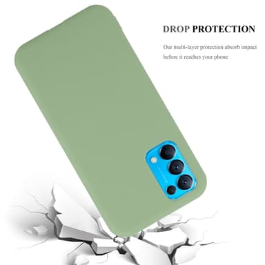 Deksel Oppo FIND X3 LITE Silikon cover (grønn)