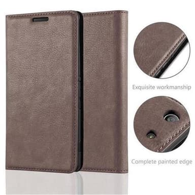 Sony Xperia M5 lommebokdeksel case (brun)
