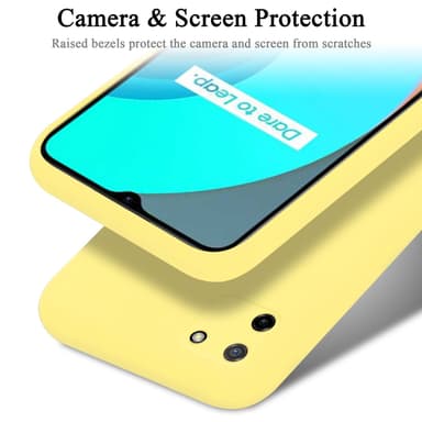 Realme C11 2020 silikondeksel case (gul)