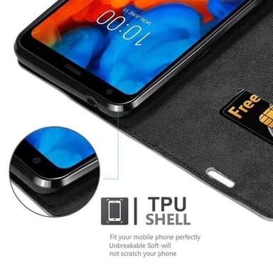 LG Q STYLUS lommebokdeksel case (brun)