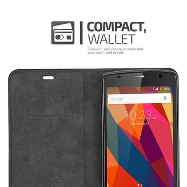 ZTE Blade L5 lommebokdeksel case (brun)