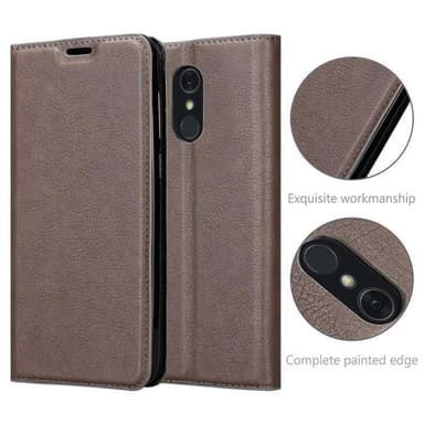 LG Q STYLUS lommebokdeksel case (brun)