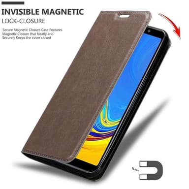 Samsung Galaxy A7 2018 lommebokdeksel case (brun)